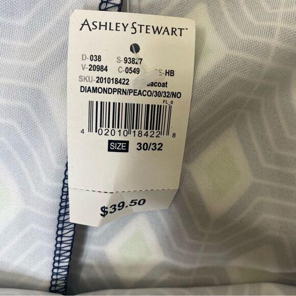 Ashley Stewart Geometric Print Skirt Sz 30/32 - Picture 6 of 6